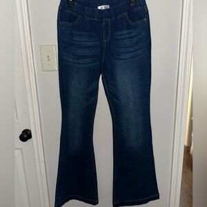Women's Dark Blue Flared Jeans
